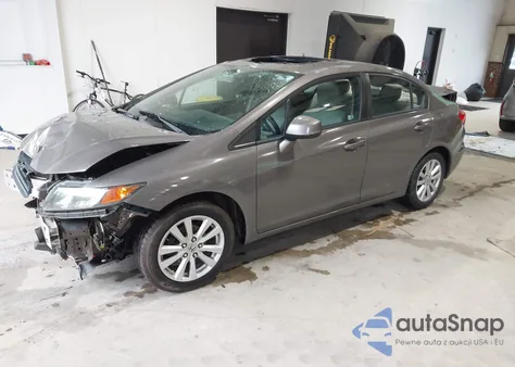 2012 Honda Civic Ex from USA, damaged, VIN 19XFB2F8XCE344802
